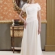 Gorgeous Veronica's Flowers Ruched A-Line Scoop Neckline Floor-Length Mother of the Bride Dress